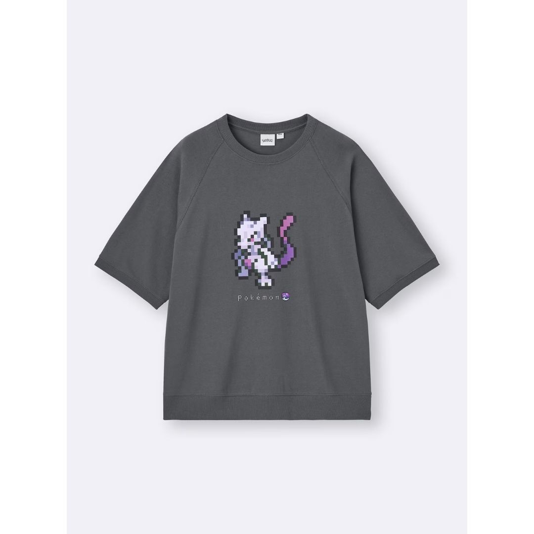 Sweatshirt Lengan 5/8 Pokemon - Mewtwo Pixel Art!