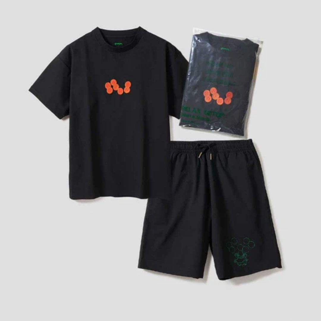 Graniph x Dragon Ball Z Dream God Dry Relax Setup (T-Shirt & Celana Pendek) - Polunga & Dende!