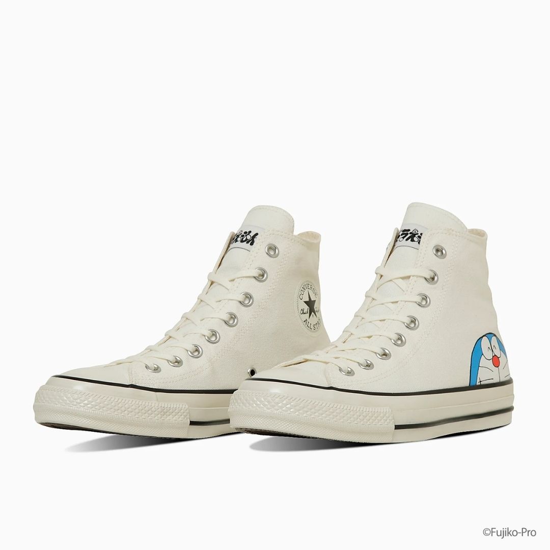 CONVERSE All Star Aged Doraemon FP HI Off-White – Sepatu Klasik Fun CONVERSE All Star Aged Doraemon FP HI Off-White – Sepatu Klasik Fun