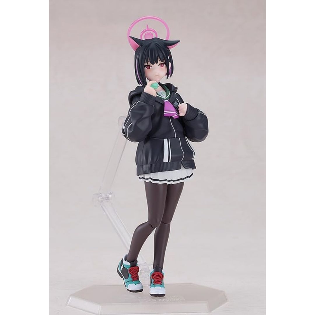 Figma Blue Archive Kazusa Figure dengan Aksesori Manis dan Pose Dinamis Lengkap (140mm)