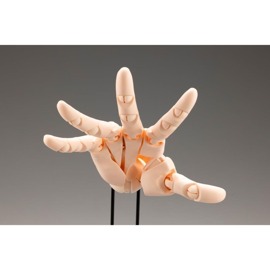 Replika Tangan Kotobukiya Hand Model L 1/1 PALE ORANGE Skala Asli untuk Seniman