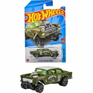Hot Wheels Chevy Bel Air Gasser '55 HHD85 Mobil Drag Race Klasik Amerika Hot Wheels Chevy Bel Air Gasser '55 HHD85 Mobil Drag Race Klasik Amerika