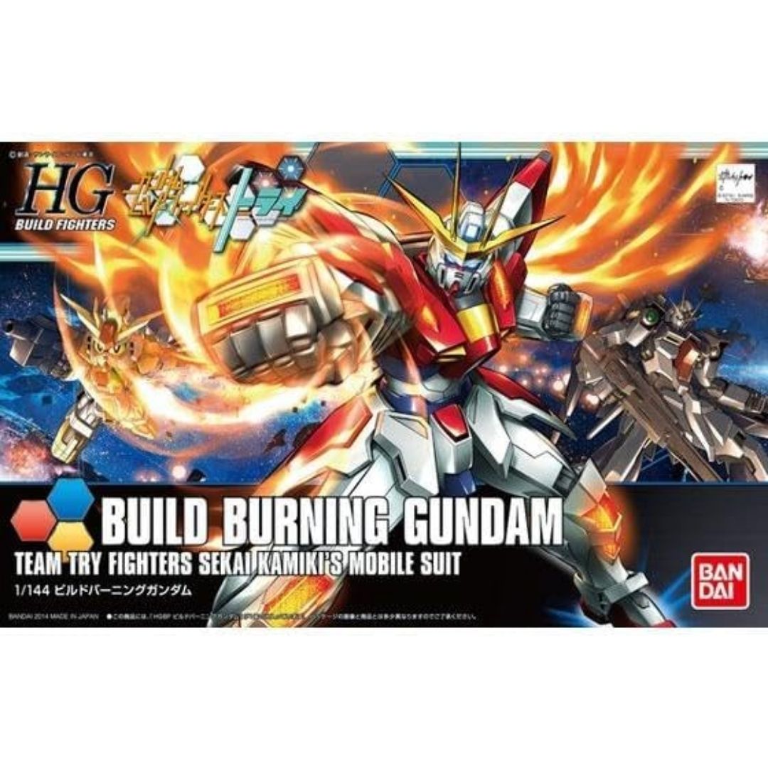 Bandai HGBF Try Burning Gundam 1/144 Gunpla Build Fighters Try