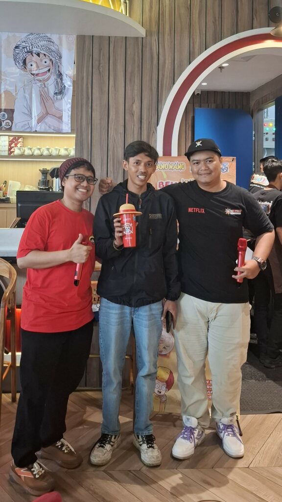 TITIP JEPANG – LIPUTAN EVENT HALALBIHALAL KOMUNITAS ONE PIECE DI ONE PIECE CAFE SENAYAN PARK