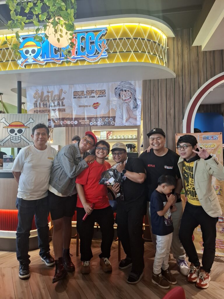 TITIP JEPANG – LIPUTAN EVENT HALALBIHALAL KOMUNITAS ONE PIECE DI ONE PIECE CAFE SENAYAN PARK