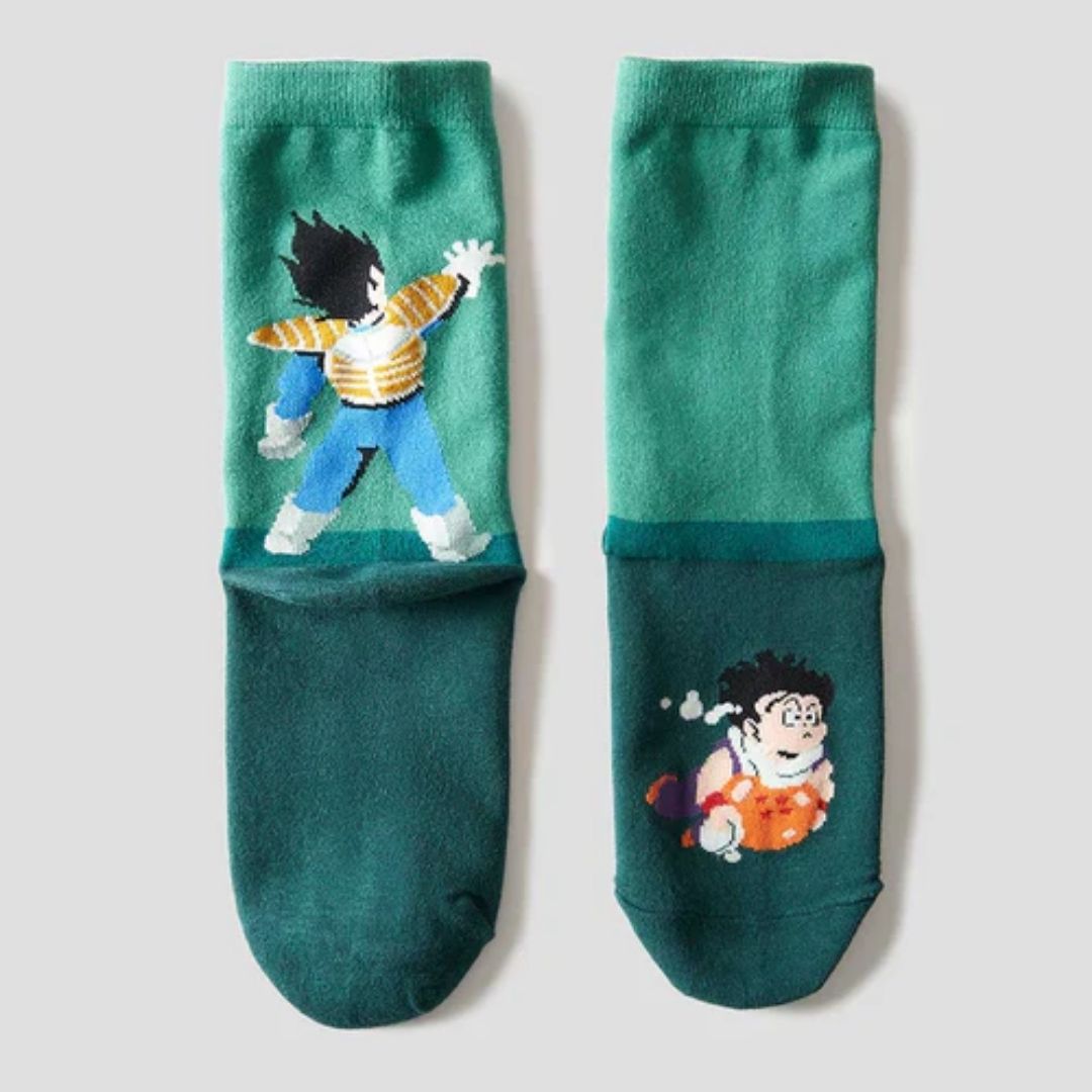 Graniph Dragon Ball Z Hidden Dragon Ball Middle Socks - Kaos Kaki Bordir Vegeta, Gohan & Dragon Radar Graniph Dragon Ball Z Hidden Dragon Ball Middle Socks - Kaos Kaki Bordir Vegeta, Gohan & Dragon Radar