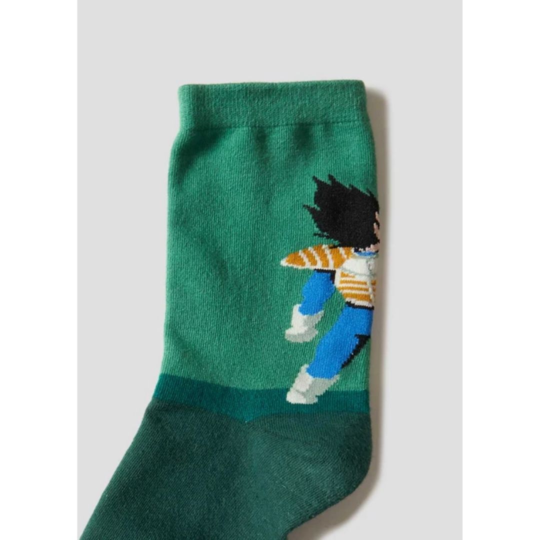 Graniph Dragon Ball Z Hidden Dragon Ball Middle Socks - Kaos Kaki Bordir Vegeta, Gohan & Dragon Radar Graniph Dragon Ball Z Hidden Dragon Ball Middle Socks - Kaos Kaki Bordir Vegeta, Gohan & Dragon Radar