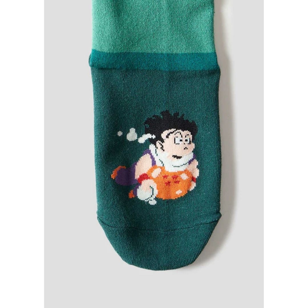 Graniph Dragon Ball Z Hidden Dragon Ball Middle Socks - Kaos Kaki Bordir Vegeta, Gohan & Dragon Radar Graniph Dragon Ball Z Hidden Dragon Ball Middle Socks - Kaos Kaki Bordir Vegeta, Gohan & Dragon Radar