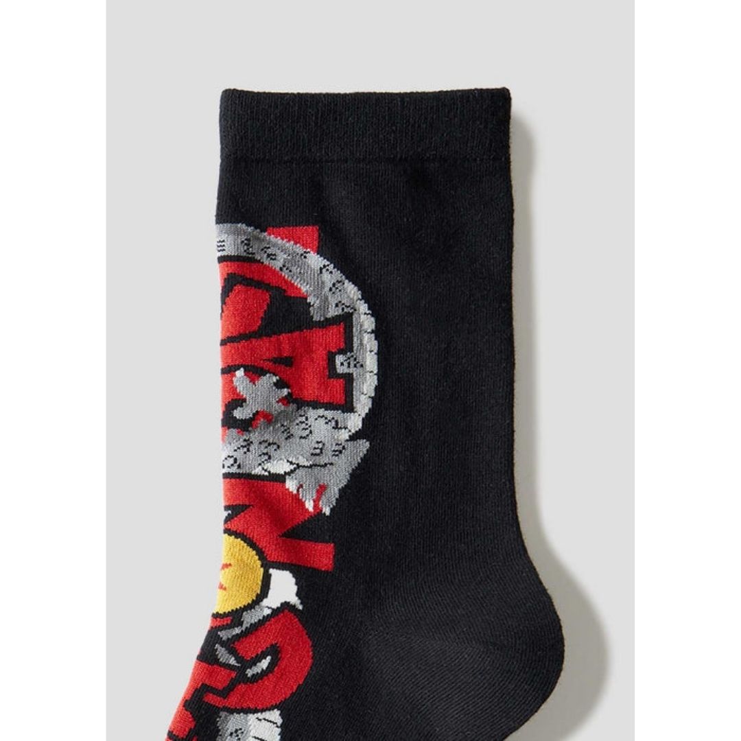 Graniph Dragon Ball Z - DRAGON BALL Logo Middle Socks - Kaos Kaki Logo Ikonik Graniph Dragon Ball Z - DRAGON BALL Logo Middle Socks - Kaos Kaki Logo Ikonik