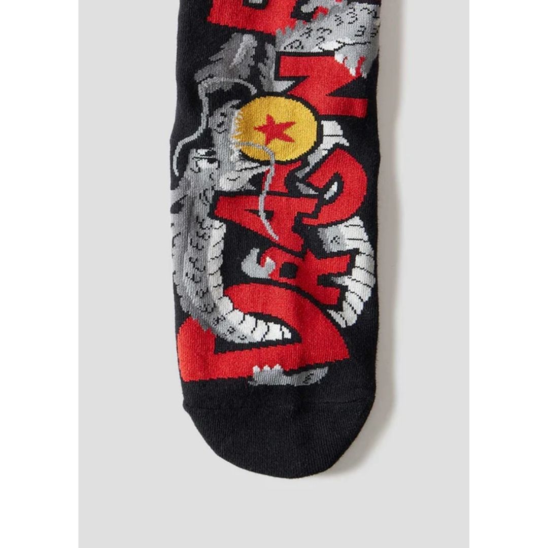 Graniph Dragon Ball Z - DRAGON BALL Logo Middle Socks - Kaos Kaki Logo Ikonik Graniph Dragon Ball Z - DRAGON BALL Logo Middle Socks - Kaos Kaki Logo Ikonik
