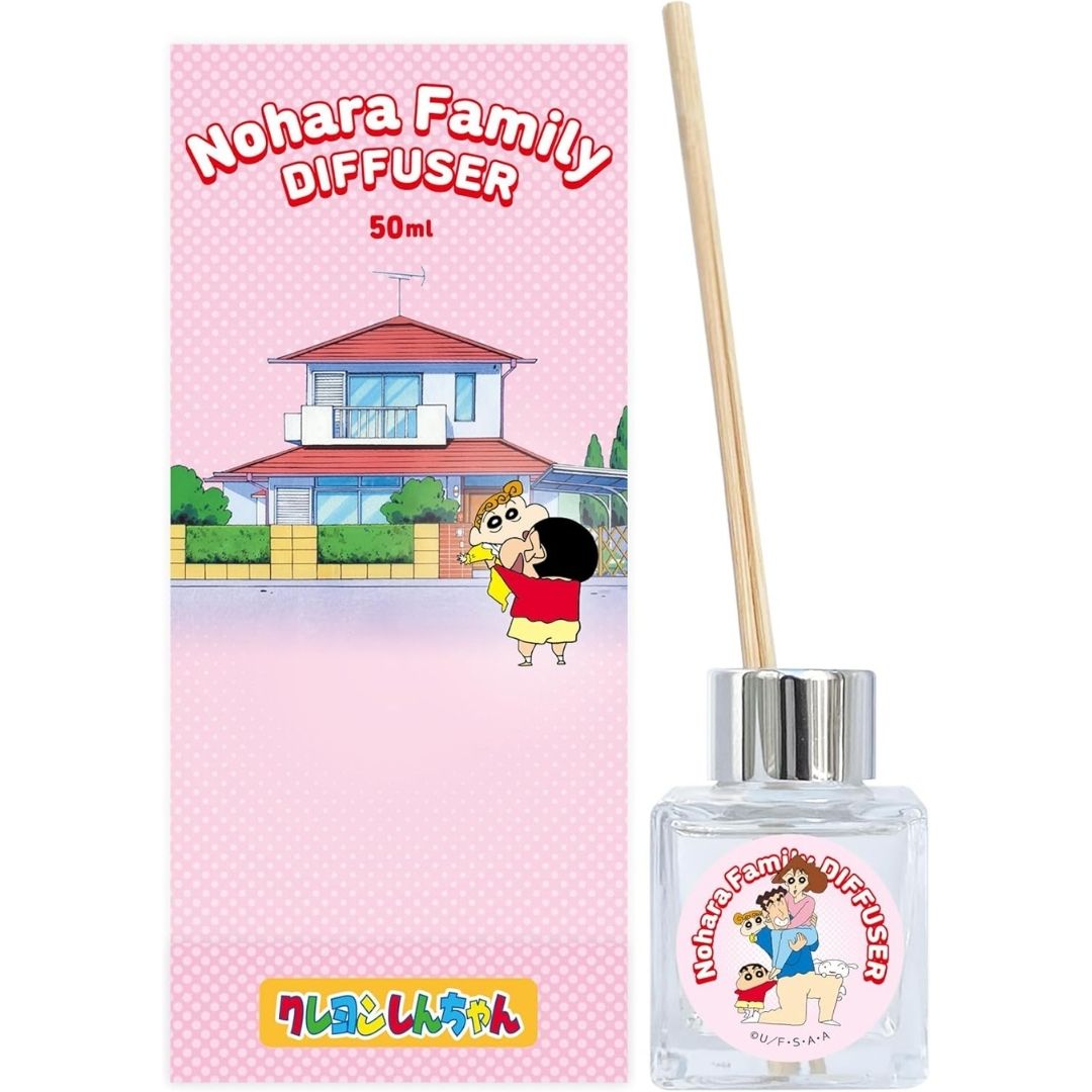 FAIRYTAIL PARFUM Crayon Shinchan - Nohara Family Diffuser 50ml - Pengharum Ruangan Aroma Keluarga Nohara
