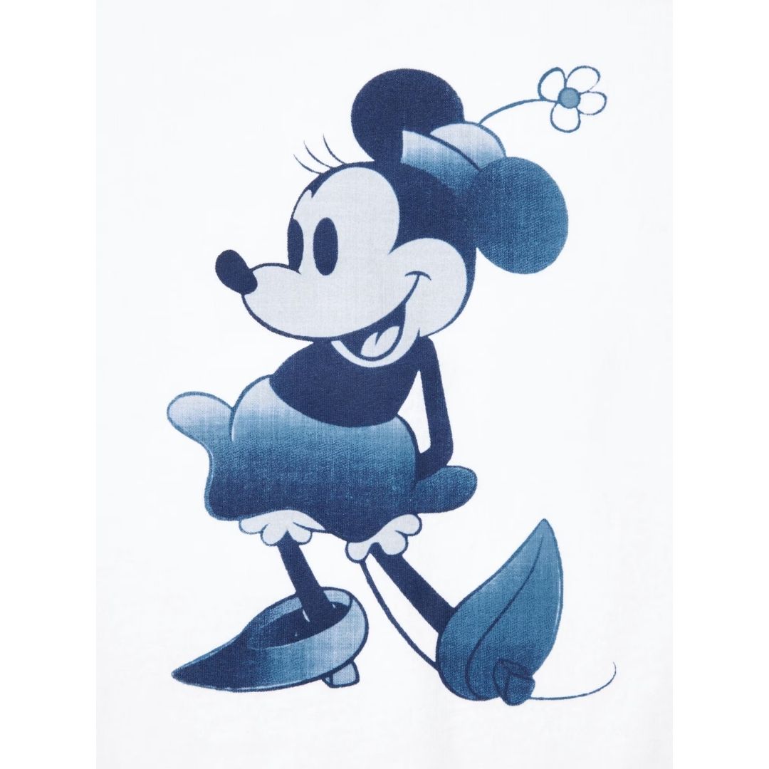 Uniqlo Disney in Blue UT for Women T-shirt 2 - Kaos Wanita Katun Motif Mickey Mouse Putih Uniqlo Disney in Blue UT for Women T-shirt 2 - Kaos Wanita Katun Motif Mickey Mouse Putih