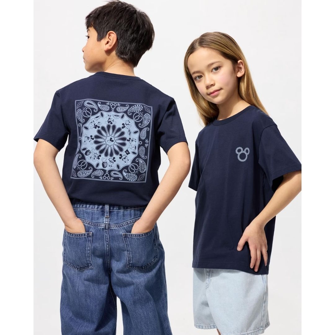 Uniqlo Disney in Blue UT for Kids T-shirt 68 Blue- Kaos Anak Katun Motif Mickey Mouse Uniqlo Disney in Blue UT for Kids T-shirt 68 Blue- Kaos Anak Katun Motif Mickey Mouse