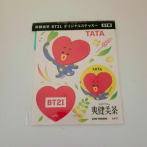 Stiker BT21 TATA Official - Sokenbicha x LINE FRIENDS Koleksi Langka (Set Lengkap)