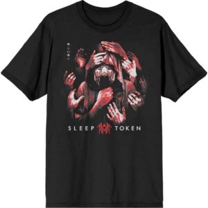 Rock Off officially licensed products Sleep Token Grabbing Hands T Shirt 2024 Rock Off officially licensed products Sleep Token Grabbing Hands T Shirt 2024