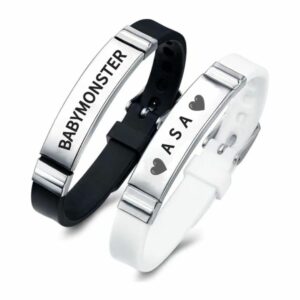 BABYMONSTER Member Bracelet - Gelang Fans KPOP BABYMONSTER Stainless Steel Adjustable