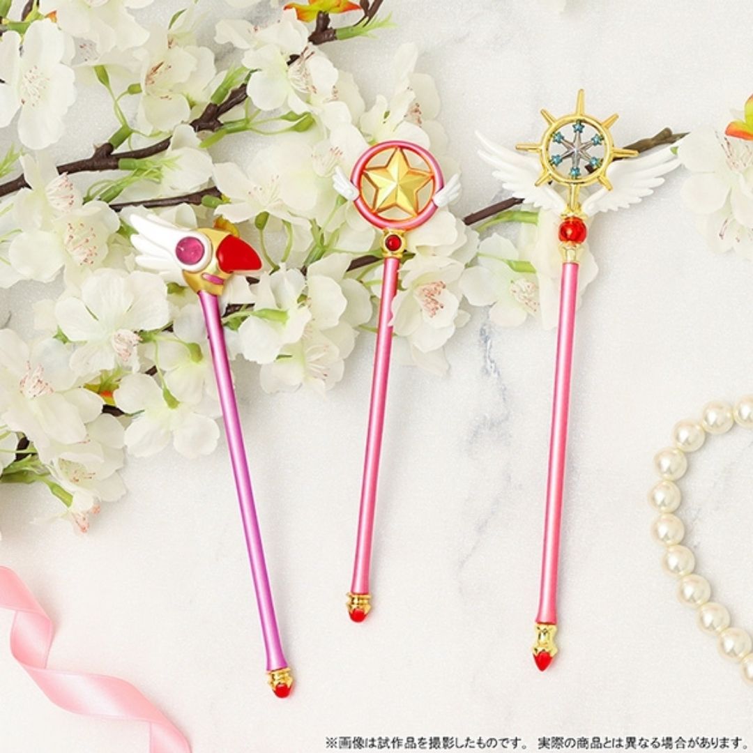 Cardcaptor Sakura Miniature Staff Collection dengan Bingkai Display Eksklusif PO-25