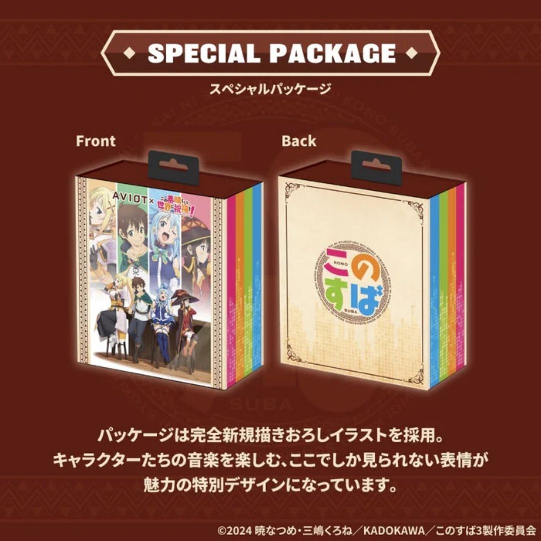 Aviot x Konosuba TE-D01v-KSB True Wireless Earphones - Edisi Spesial Konosuba Aviot x Konosuba TE-D01v-KSB True Wireless Earphones - Edisi Spesial Konosuba