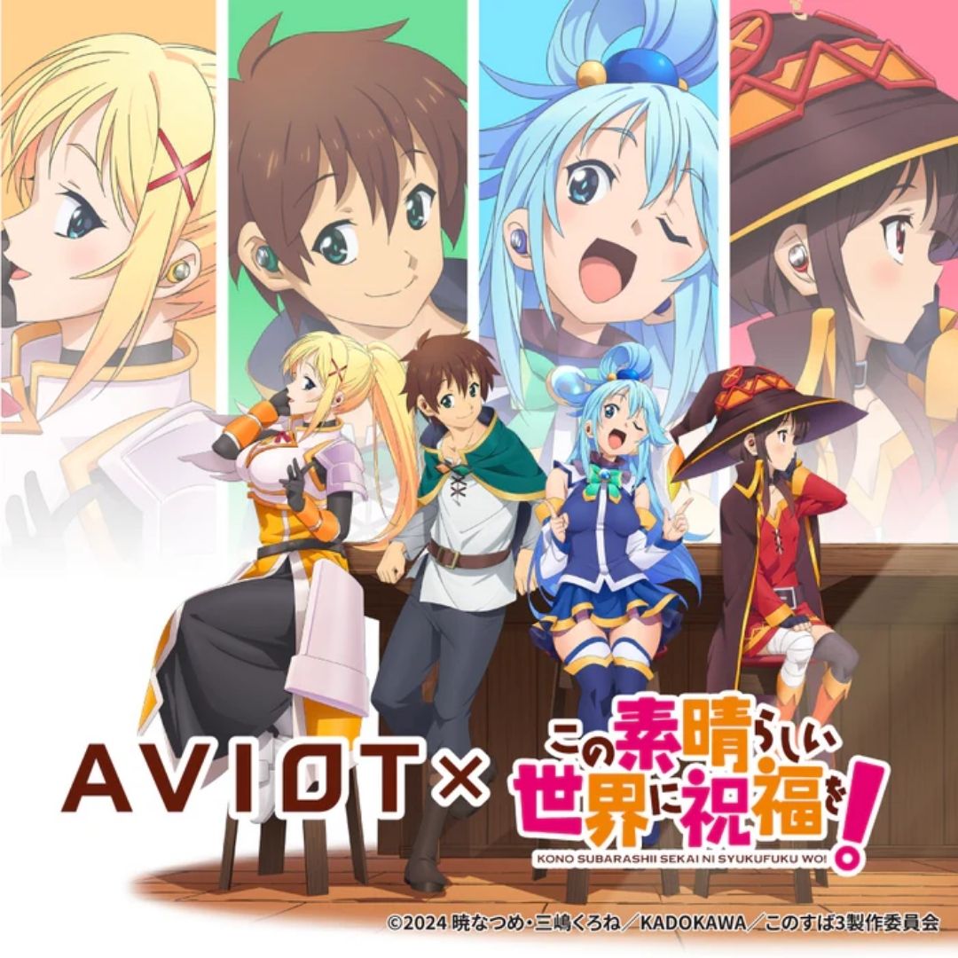 Aviot x Konosuba TE-D01v-KSB True Wireless Earphones - Edisi Spesial Konosuba