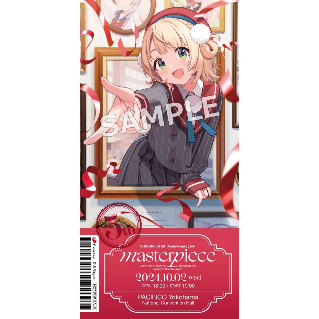 Bluray SHIGURE UI 5th Anniversary Live masterpiece Edisi Bonus Spesial PO-25