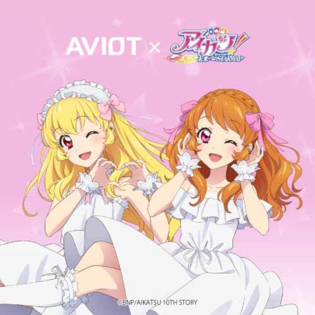 AVIOT X Aikatsu! TE-V1R-AK True Wireless Earbuds (Pilih Karakter Favoritmu!)