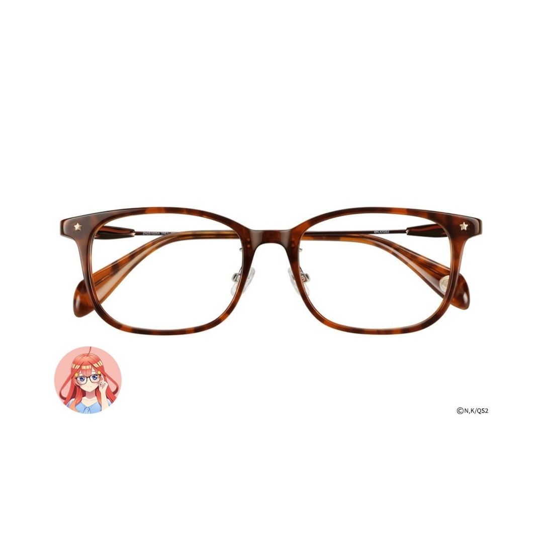 Kacamata Zoff x The Quintessential Quintuplets - Model Nakano Satsuki (dengan Bonus Akrilik Stand)