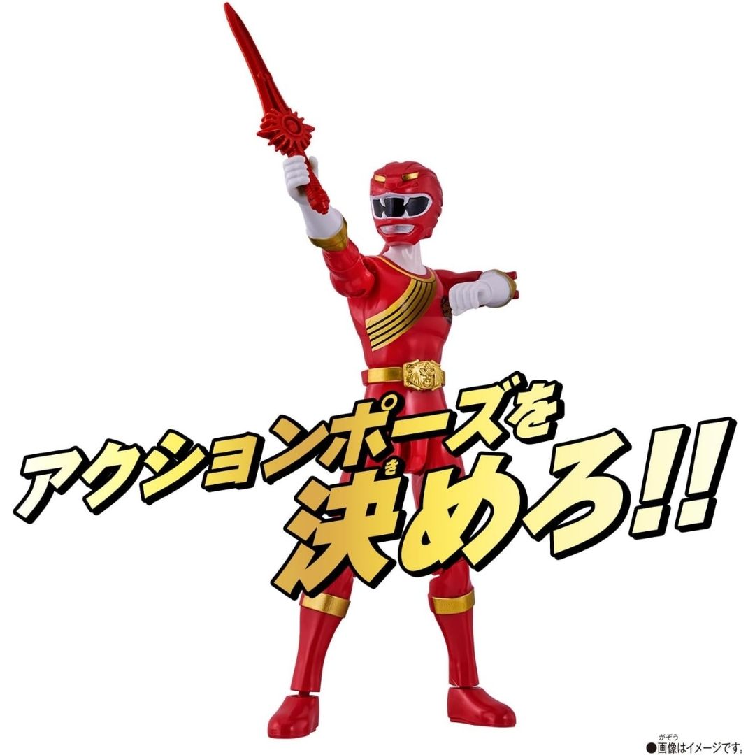 Bandai Action Hero Gao Red Hyakujuu Sentai Gaoranger - Figure Aksi Gao Red Bandai Action Hero Gao Red Hyakujuu Sentai Gaoranger - Figure Aksi Gao Red