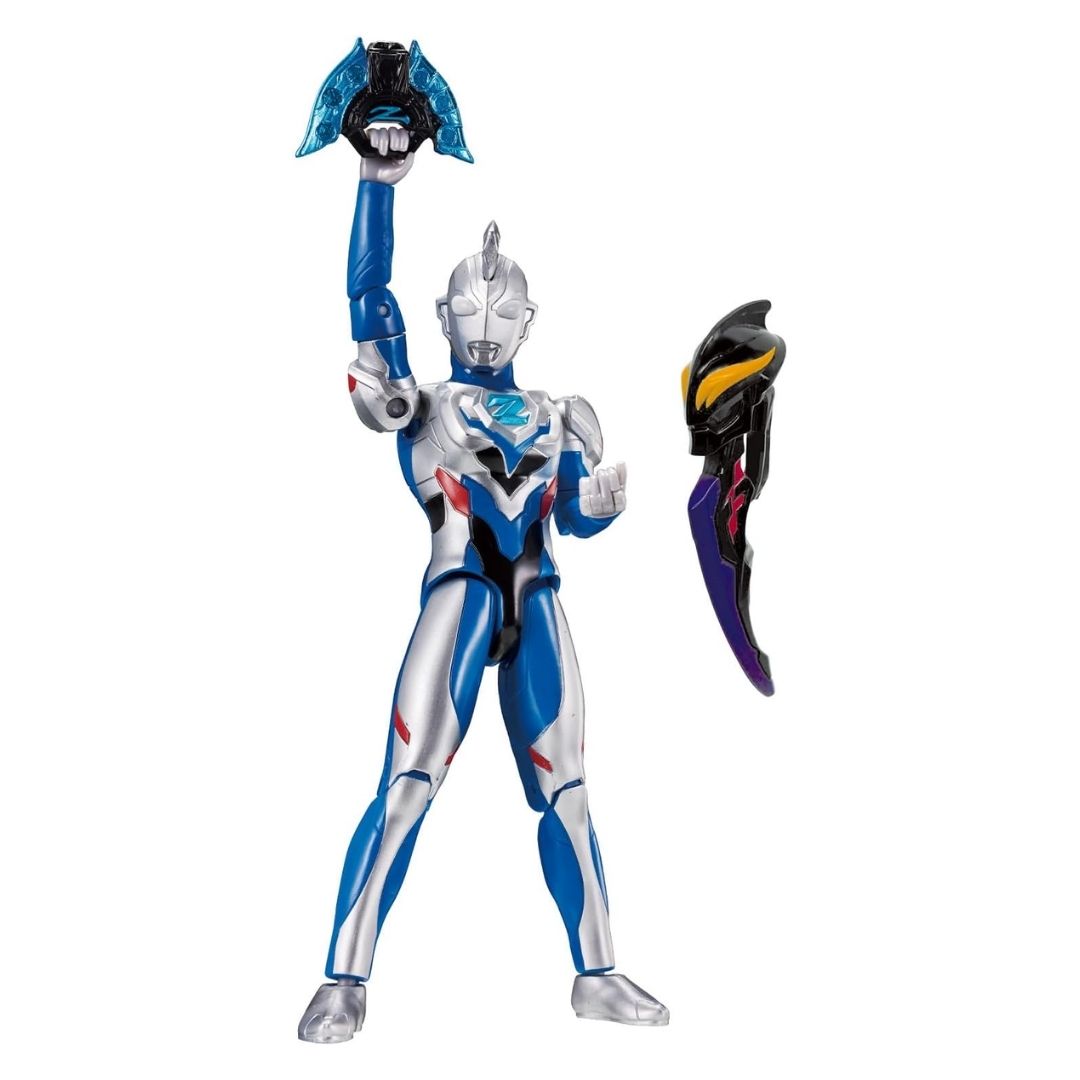 Bandai Ultra Action Figure Ultraman Zett Original New Generation Stars Set - Figure Aksi Ultraman Zett Original dengan Ultra Jet Riser & Beria Lock