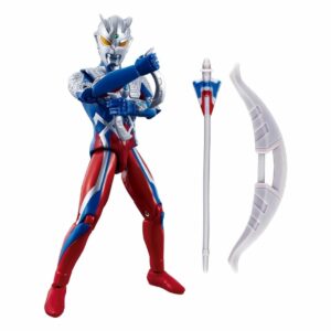 Bandai Ultra Action Figure Ultraman Zero New Generation Stars Set - Figure Aksi Ultraman Zero dengan Zero Twin Sword, Zero Slugger & Ultra Zero Lance
