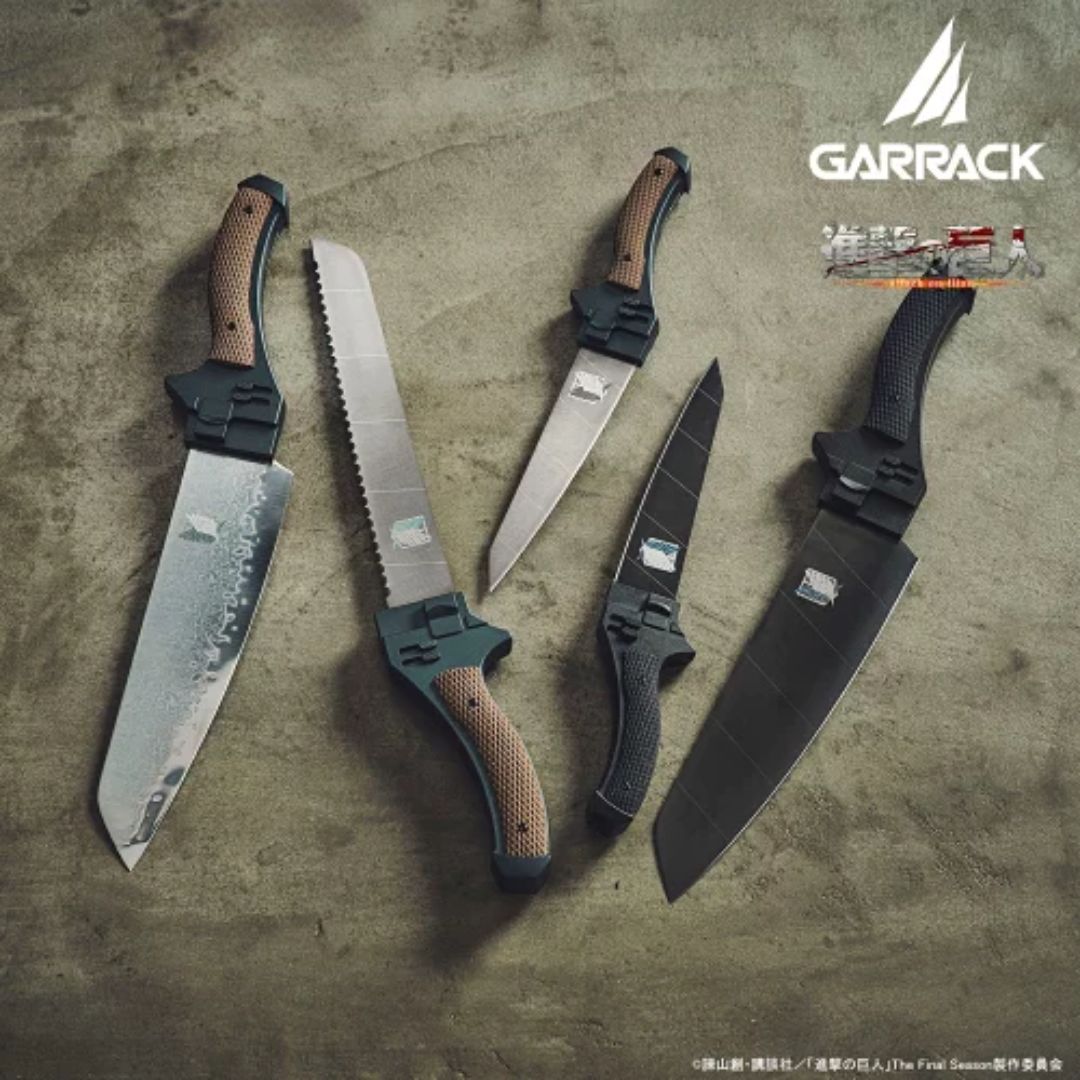 Pisau Attack on Titan GARRACK x NiNJA Desain Keren dan Tajam Maksimal (Variasi) Pisau Attack on Titan GARRACK x NiNJA Desain Keren dan Tajam Maksimal (Variasi)