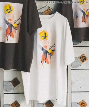 FOKIDS x NARUTO Shippuden Graphic T-shirt B White (Adult) 100% cotton