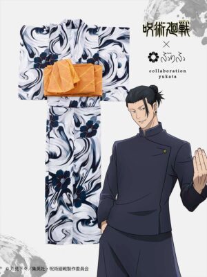 Jujutsu Kaisen "Geto Suguru (Kaitama/Tamaori)" Women's Yukata + Heko Obi Set (RD-JP25)