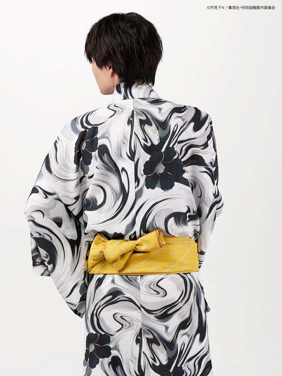 Jujutsu Kaisen "Geto Suguru (Kaitama/Tamaori)" Men's Yukata + Heko Obi Set (RD-JP25) Jujutsu Kaisen "Geto Suguru (Kaitama/Tamaori)" Men's Yukata + Heko Obi Set (RD-JP25)