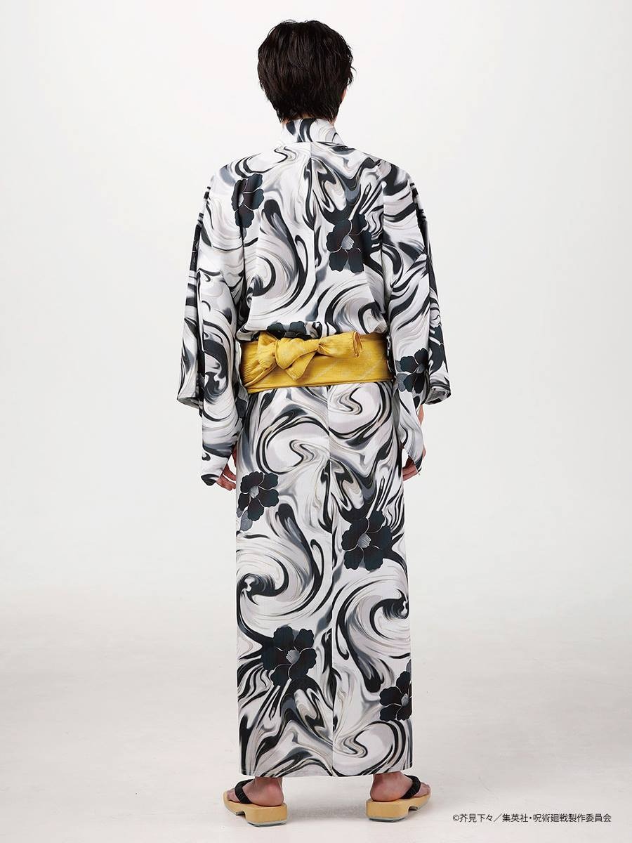 Jujutsu Kaisen "Geto Suguru (Kaitama/Tamaori)" Men's Yukata + Heko Obi Set (RD-JP25) Jujutsu Kaisen "Geto Suguru (Kaitama/Tamaori)" Men's Yukata + Heko Obi Set (RD-JP25)
