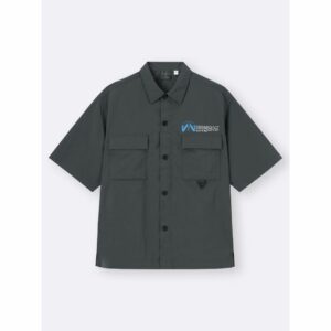 Kemeja GU DEATH STRANDING 2: ON THE BEACH Nylon Double Pocket (Warna: 08 Dark Gray): Tampil Stylish Ala Sam Porter Bridges!