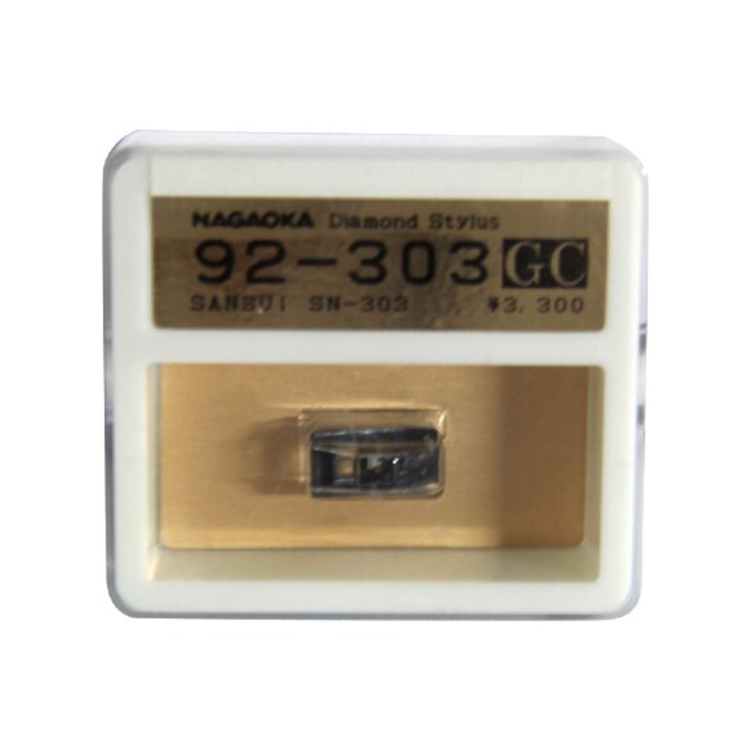 Nagaoka Diamond Stylus GC92-303 - Jarum Pengganti Piringan Hitam Kualitas Premium (Kompatibel SV-S303)