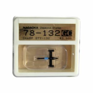 Nagaoka Diamond Stylus GC 78-132 - Jarum Pengganti Piringan Hitam Kualitas Premium (Kompatibel Sharp STY-132)
