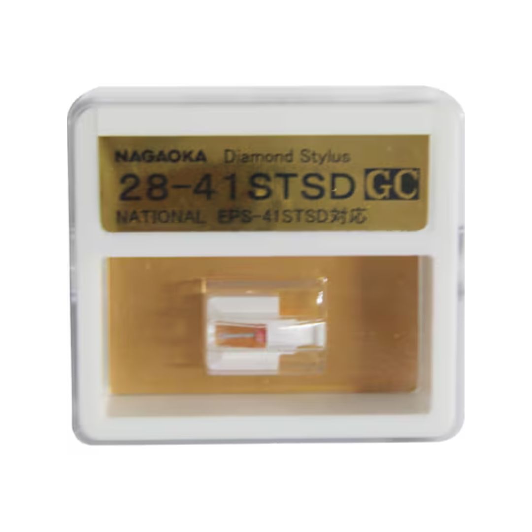 Nagaoka Diamond Stylus GC28-41STSD - Jarum Pengganti Piringan Hitam Kualitas Premium (Kompatibel National EPS-41STSD)