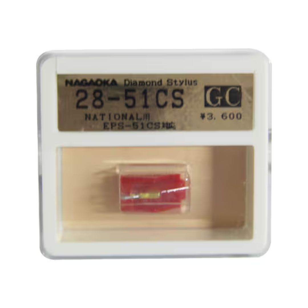 Nagaoka Diamond Stylus GC28-55CS - Jarum Pengganti Piringan Hitam Kualitas Premium (Kompatibel Technics EPS-55CS)