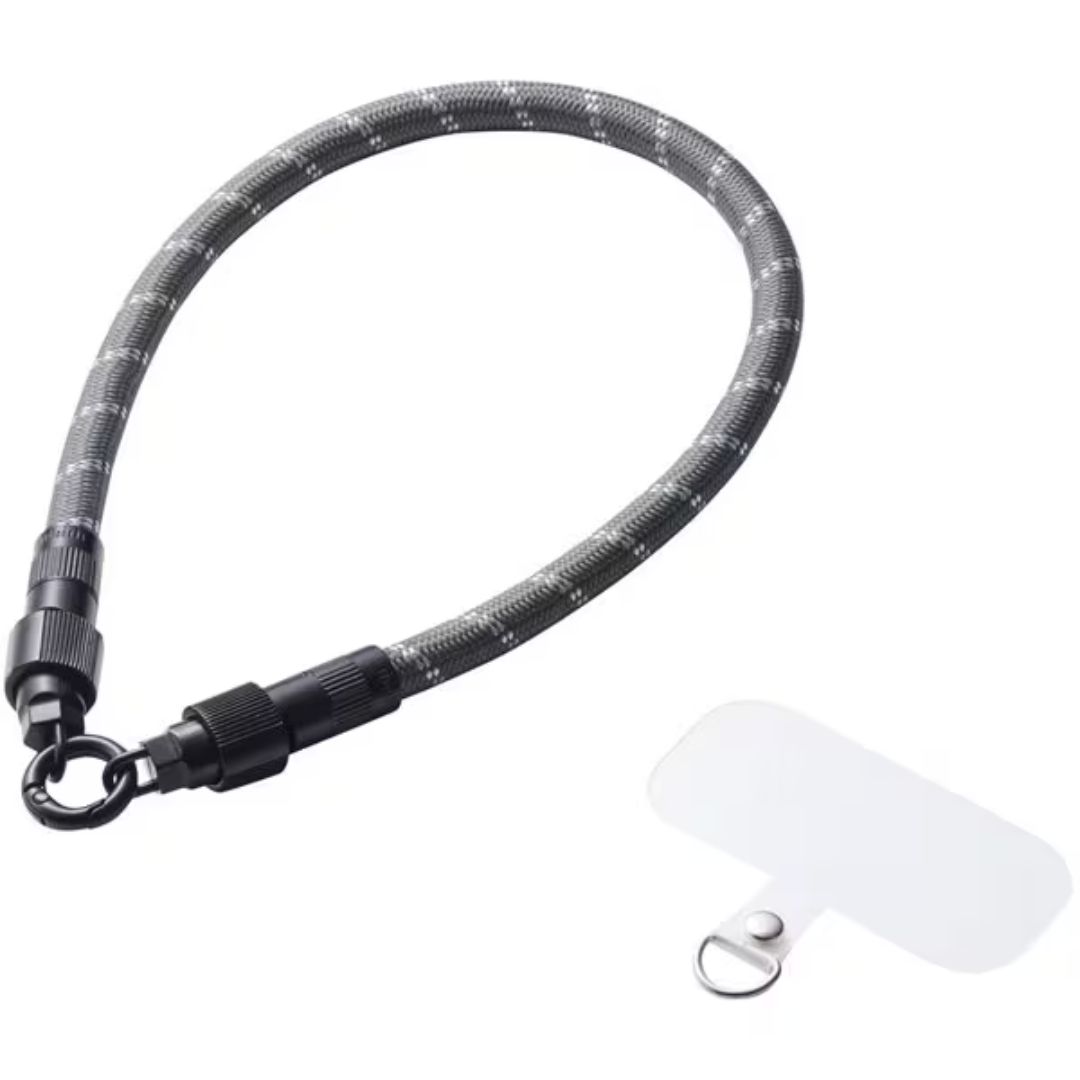 Elecom Smartphone Hand Strap Charging Cable 2-in-1 USB Type-C to C 30cm P-STHH1CC08 - Solusi Ganda untuk Kenyamanan & Pengisian Daya! Elecom Smartphone Hand Strap Charging Cable 2-in-1 USB Type-C to C 30cm P-STHH1CC08 - Solusi Ganda untuk Kenyamanan & Pengisian Daya!