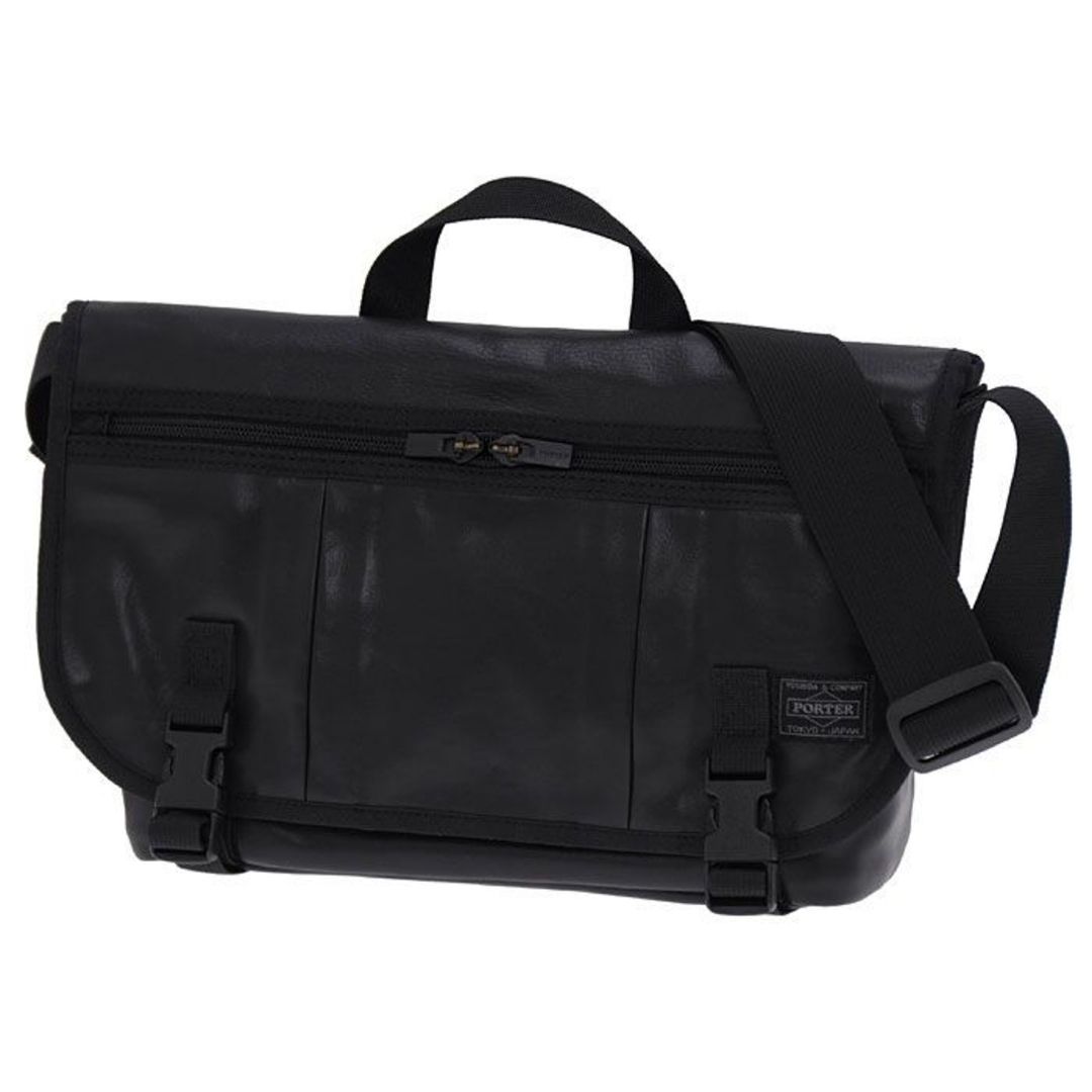Tas Messenger PORTER ALOOF MESSENGER BAG 023-03759 Black Ringan