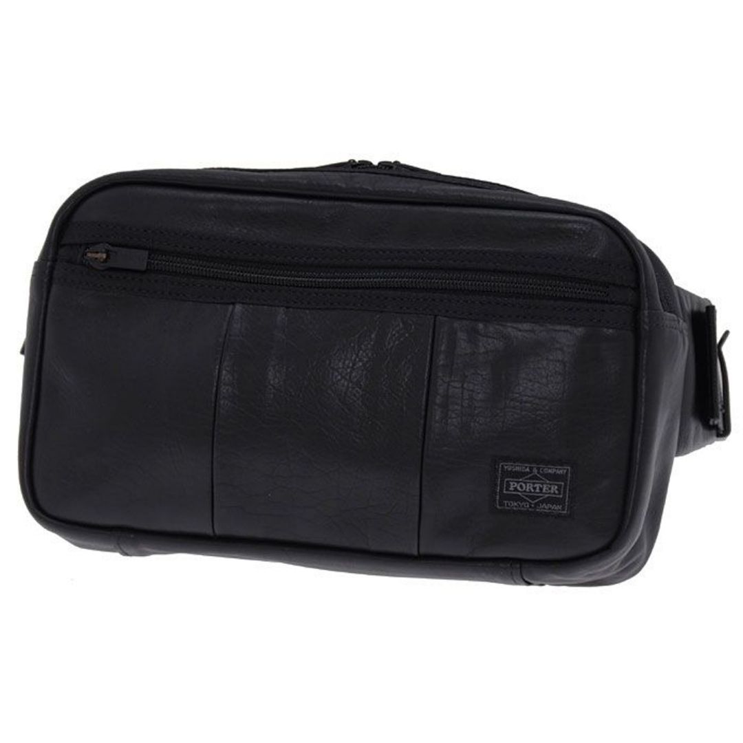 Waist bag Porter ALOOF 023-03761 Black Kulit Calf Ringan & Elegan