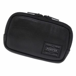 Dompet Porter ALOOF 023-03763 MULTI COIN CASE Black Kulit Calf Ringan & Elegan