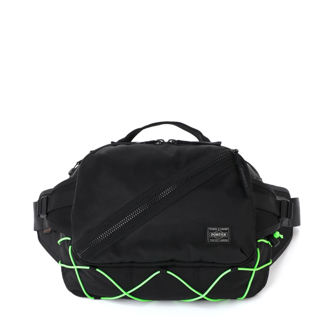 Tas PORTER THINGS WAIST BAG (674-17866) Black: Kenyamanan Optimal dan Fungsionalitas Cerdas