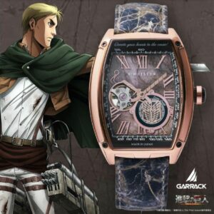 GARRACK Attack on Titan x S-MEISTER Erwin Smith Model SMS-47-SK-ES: Jam Tangan Mekanis Otomatis