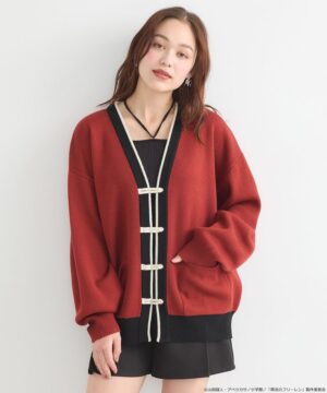 earth music& ecolocy x Sousou no Frieren Stark image cardigan PO-25