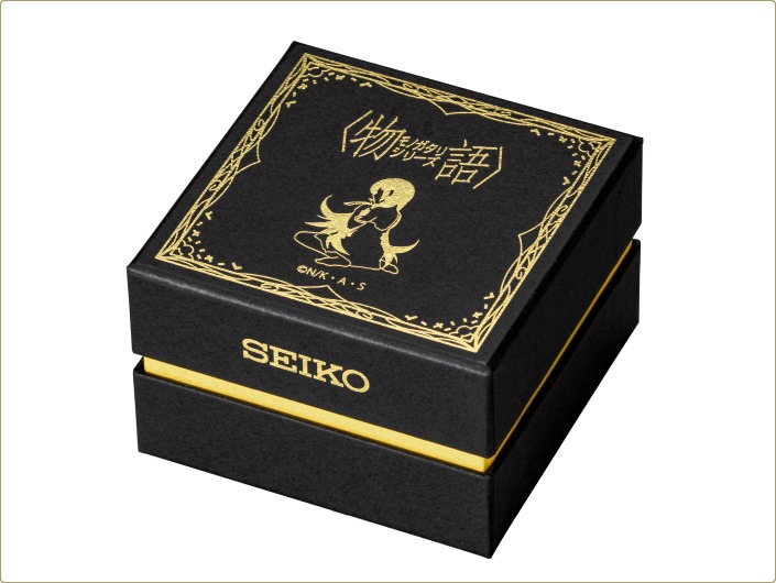 Monogatari Series x Seiko collaboration watch with acrylic display stand (Miyoi/ Shinobu) PO-25 Monogatari Series x Seiko collaboration watch with acrylic display stand (Miyoi/ Shinobu) PO-25