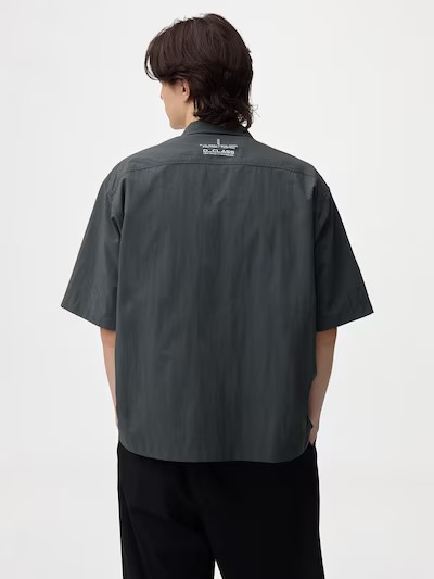 Nylon Double Pocket Shirt (Half Sleeve) DEATH STRANDING 2: ON THE BEACH Nylon Double Pocket Shirt (Half Sleeve) DEATH STRANDING 2: ON THE BEACH