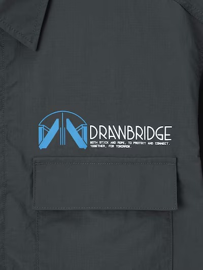 Nylon Double Pocket Shirt (Half Sleeve) DEATH STRANDING 2: ON THE BEACH Nylon Double Pocket Shirt (Half Sleeve) DEATH STRANDING 2: ON THE BEACH