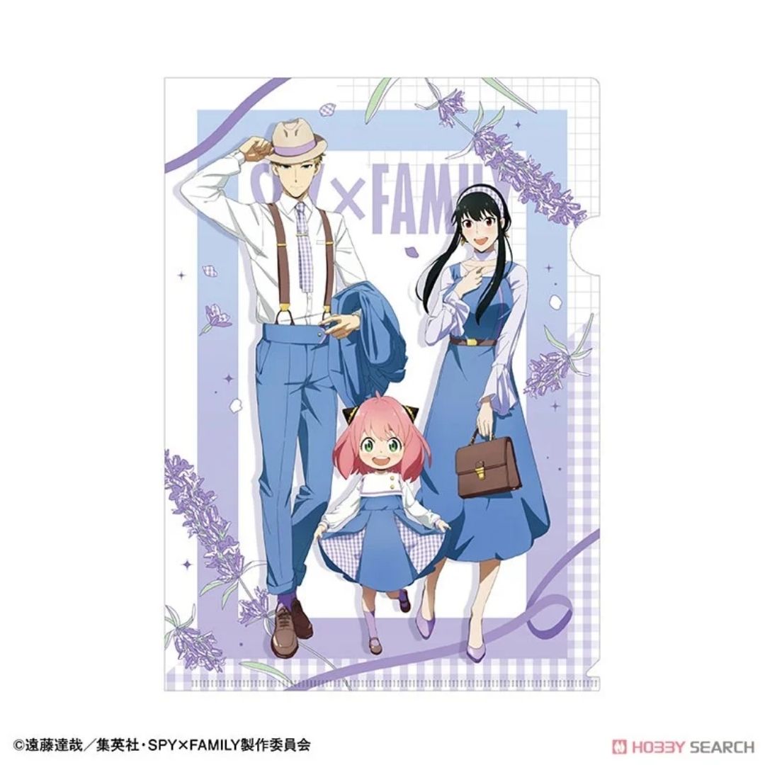Clear File A4 SPY x FAMILY Desain Eksklusif Ilustrasi Grup Terbaru (XRS)
